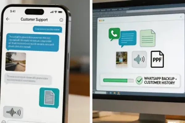 Backup WhatsApp messages and media - WADeck
