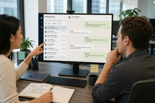 Sales handover and account continuity - WADeck