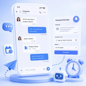 WADeck WhatsApp message scheduler and automation