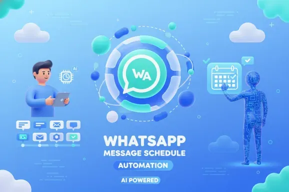 AI Smart WhatsApp Message Scheduler Even When You're Offline - WADeck