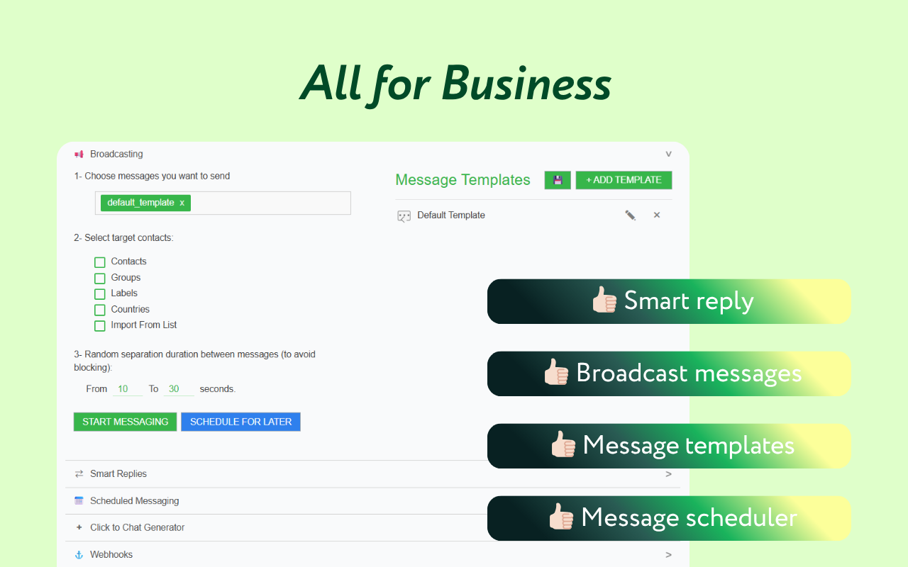 Privacy Extension for WhatsApp