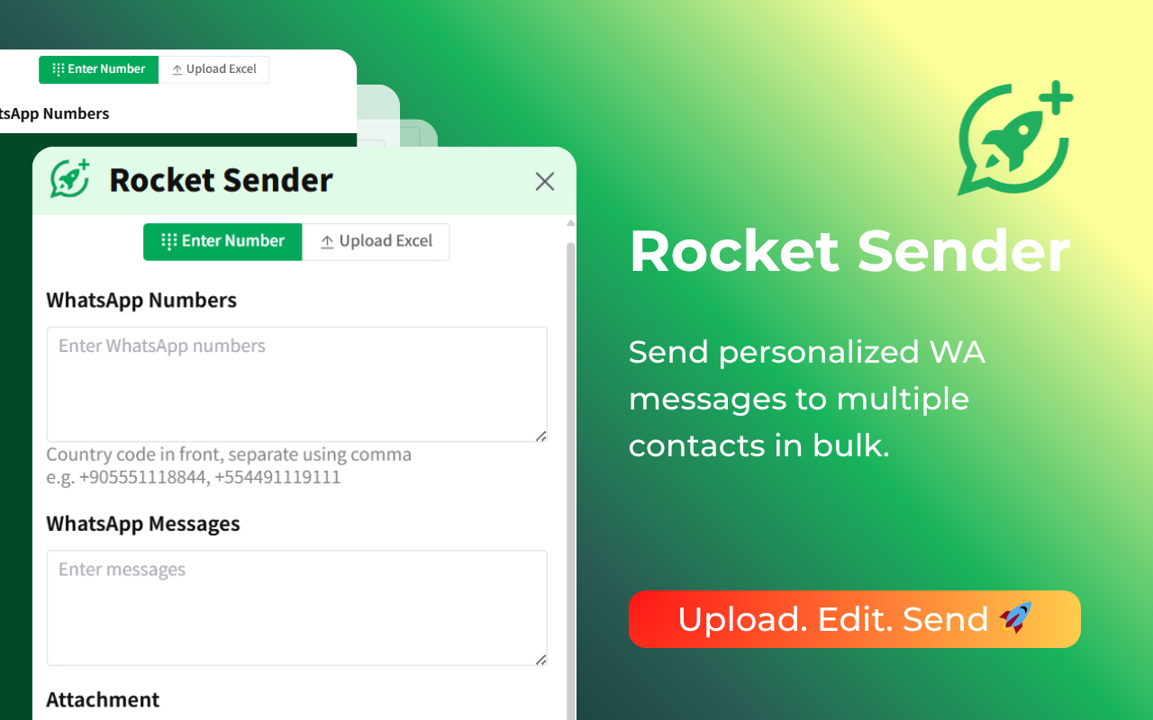 Rocket Sender